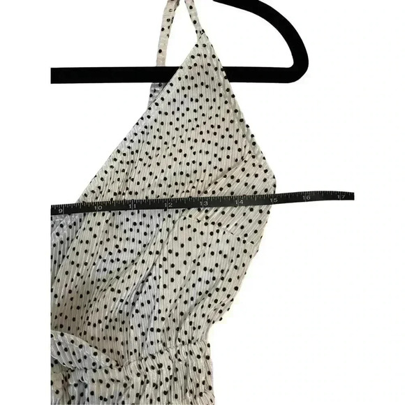 Abercrombie & Fitch Satin Dot Waist Tie Tank Size Small - Picture 9 of 9